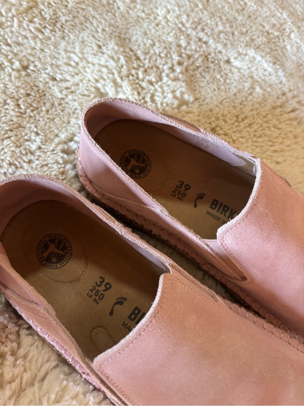 Birkenstock Callan Suede Slip-On Loafer in Soft Pink 39 - Picture 6 of 7